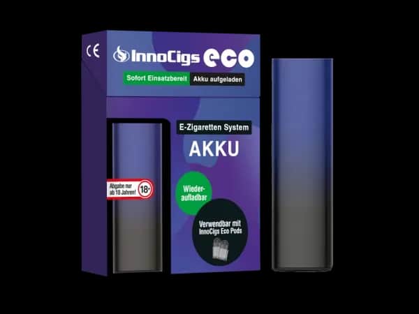 InnoCigs - Eco 900 mAh (Packung: 1er Packung / Model: ohne Feuertaste)