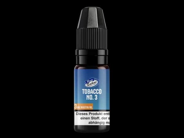 Erste Sahne - Tobacco No.3 - E-Zigaretten Liquid (Packung: 1er Packung / Stärke: 3 mg/ml) (795,00 EUR / liter)