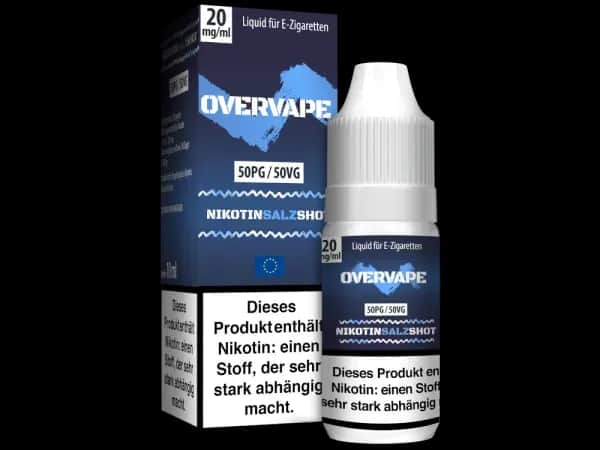 Overvape - Nikotinsalz Shot (Model: 50PG / 50VG / Packung: 1er Packung / Stärke: 20 mg/ml) (695,00 EUR / liter)