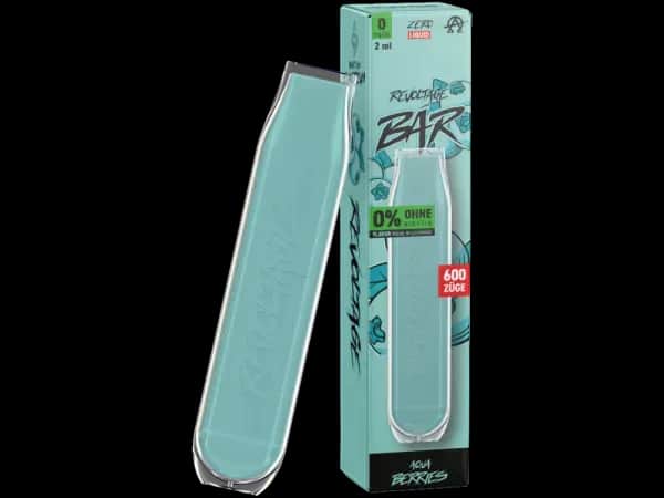 Revoltage Bar Einweg E-Zigarette - Aqua Berries (Packung: 1er Packung / Stärke: 0 mg/ml / Geschmack: Purple Peach) (4475,00 EUR / liter)