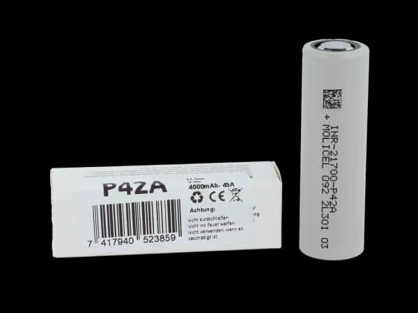 Molicel INR21700-P42A 4000mAh (Packung: 1er Packung)