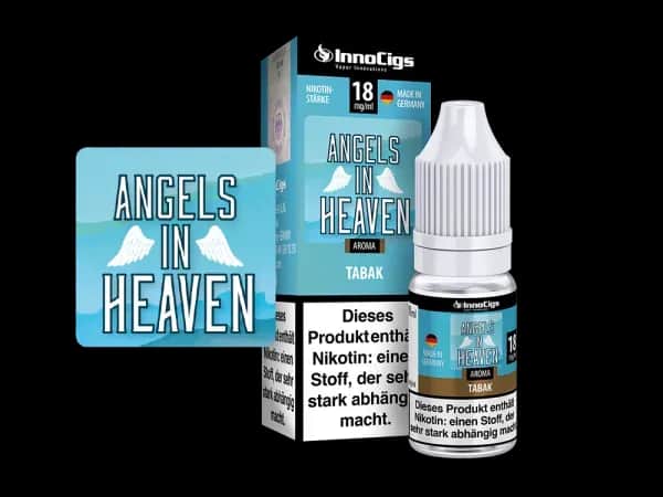 Angels in Heaven Tabak Aroma - Liquid für E-Zigaretten (Packung: 1er Packung / Stärke: 3 mg/ml) (895,00 EUR / liter)