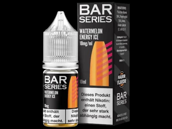 Bar Series - Nikotinsalz Liquid - Watermelon Energy Ice (Packung: 1er Packung / Stärke: 10 mg/ml / Geschmack: Watermelon Energy Ice) (895,00 EUR /...