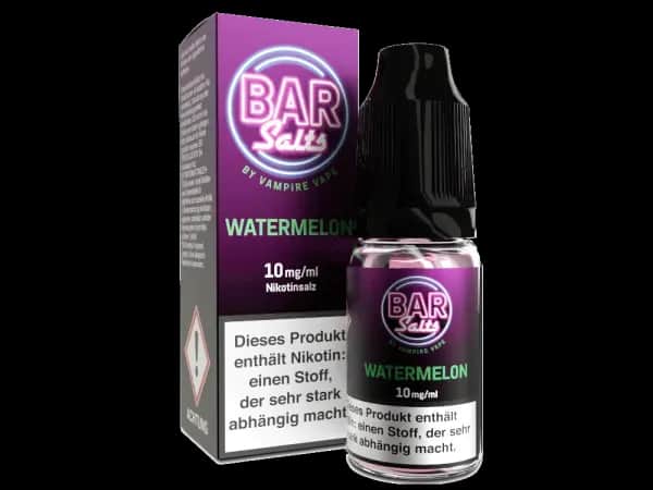 Vampire Vape - Bar Salts - Nikotinsalz Liquid - Watermelon (Packung: 1er Packung / Stärke: 20 mg/ml / Geschmack: Watermelon) (895,00 EUR / liter)