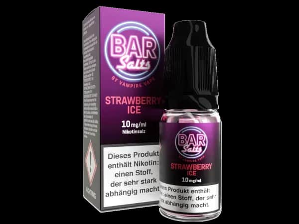 Vampire Vape - Bar Salts - Nikotinsalz Liquid - Strawberry Ice (Packung: 1er Packung / Stärke: 20 mg/ml / Geschmack: Strawberry Ice) (895,00 EUR /...