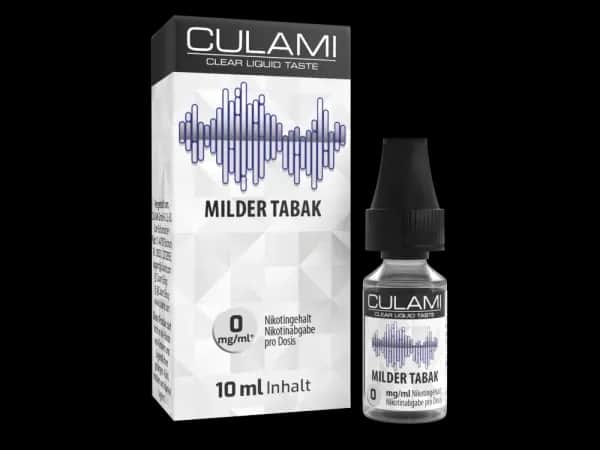 Culami - Liquids - Milder Tabak (Packung: 1er Packung / Geschmack: Milder Tabak / Stärke: 3 mg/ml) (895,00 EUR / liter)