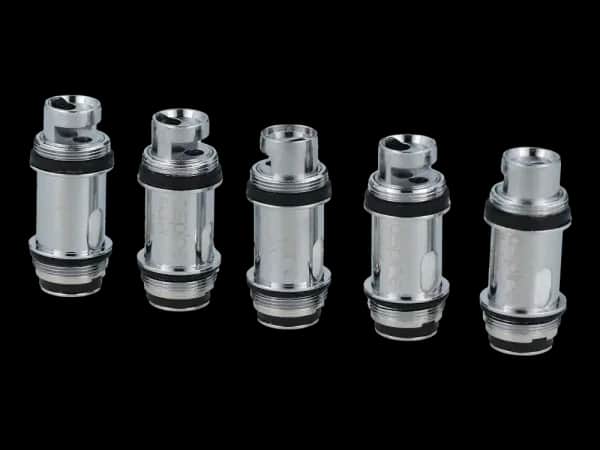 Aspire PockeX Heads (5 Stück pro Packung) (Packung: 1er Packung / Farbe: schwarz)