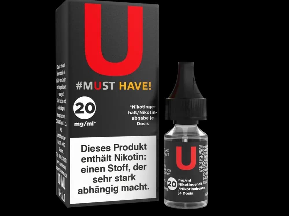 Must Have - Nikotinsalz Liquid - U (Packung: 1er Packung / Stärke: 20 mg/ml / Geschmack: U) (795,00 EUR / liter)