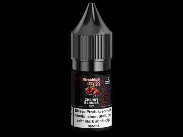 Kirschlolli - Maxx - Nikotinsalz Liquid - Cherry Berries (Packung: 1er Packung / Stärke: 10 mg/ml / Geschmack: Cherry Berries) (895,00 EUR / liter)
