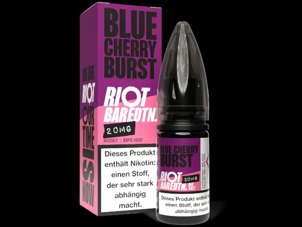 Riot Squad - BAR EDTN. - Nikotinsalz Liquid - Blue Cherry Burst (Packung: 1er Packung / Stärke: 20 mg/ml / Geschmack: Blue Cherry Burst) (895,00...
