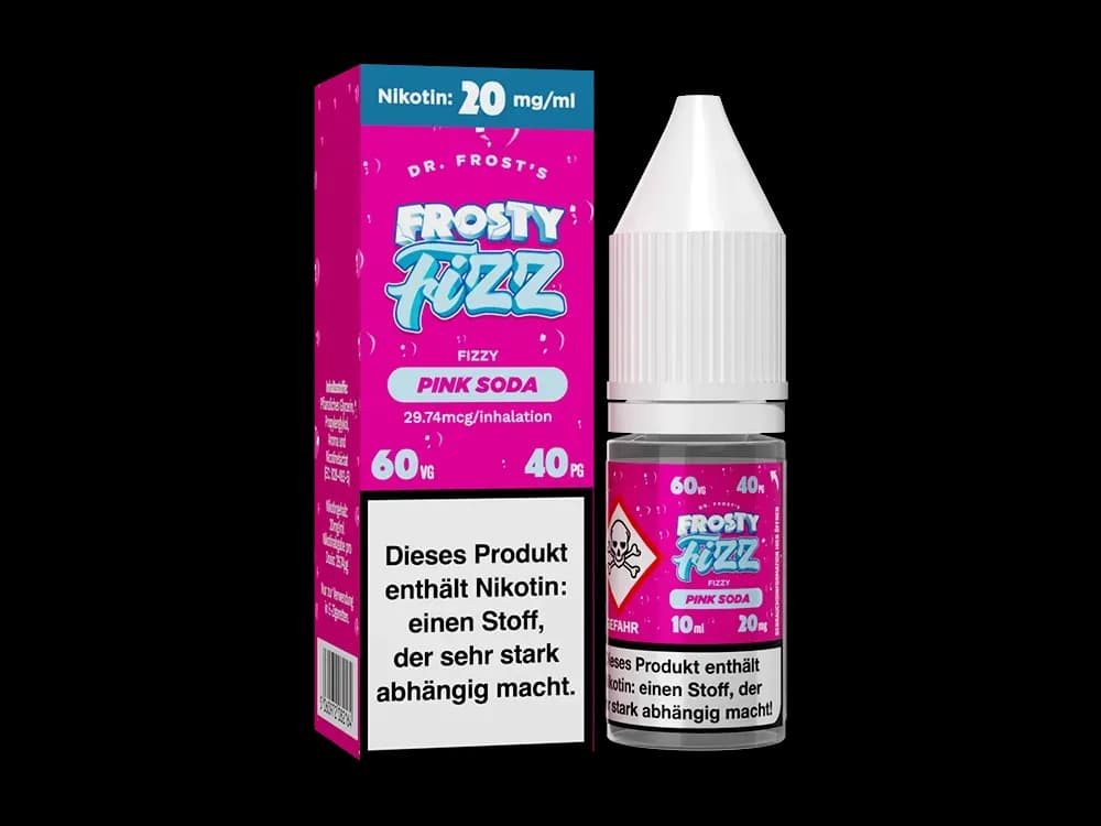 Dr. Frost - Frosty Fizz - Blue Slush - Nikotinsalz Liquid 20mg/ml - Pink Soda (Packung: 1er Packung / Stärke: 20 mg/ml / Geschmack: Pink Soda)...