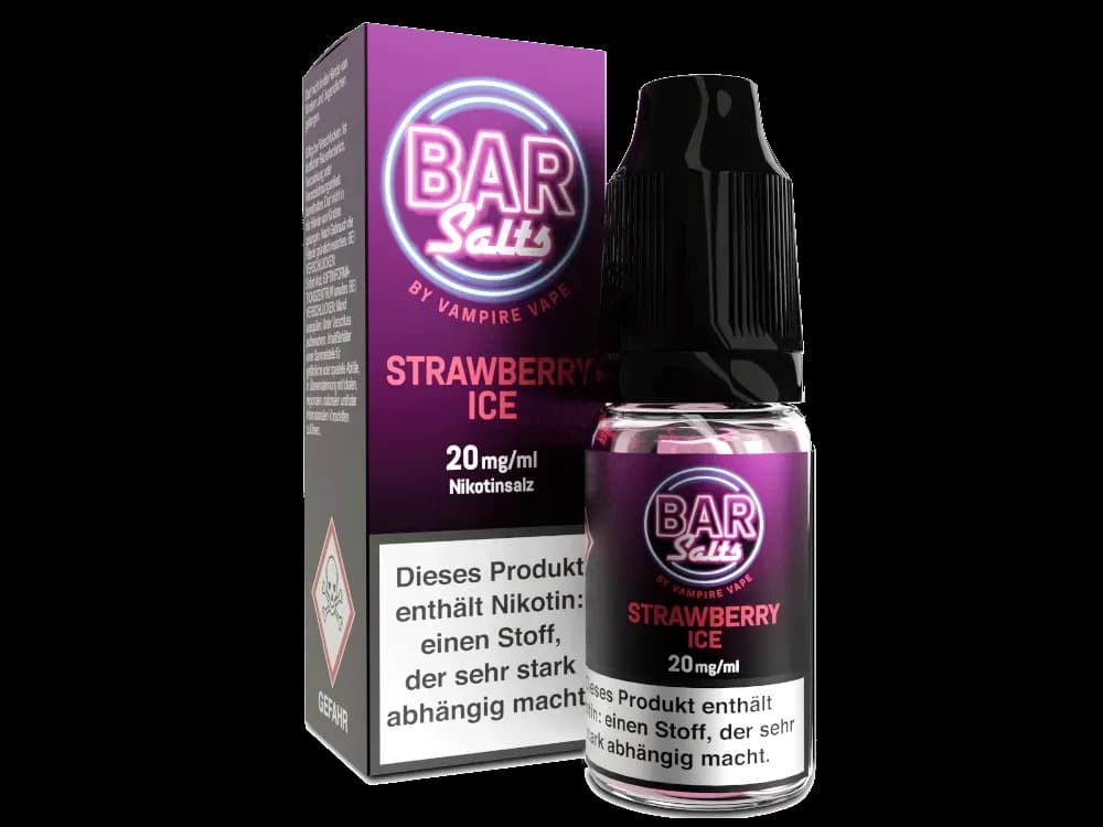 Vampire Vape - Bar Salts - Nikotinsalz Liquid - Strawberry Ice (Packung: 1er Packung / Stärke: 20 mg/ml / Geschmack: Strawberry Ice) (895,00 EUR /...