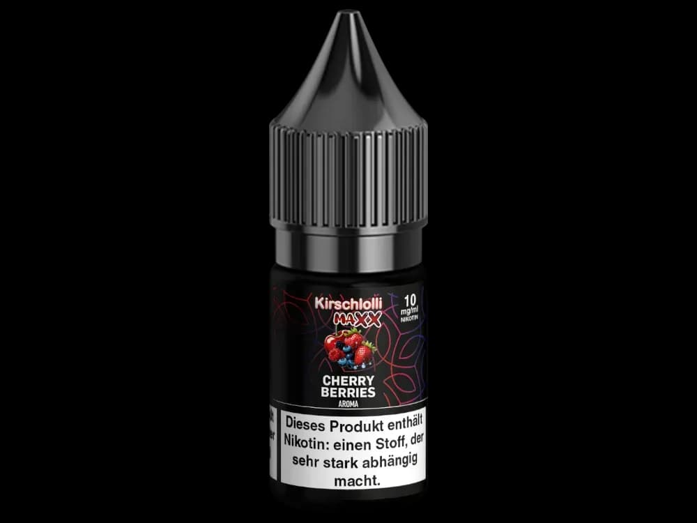 Kirschlolli - Maxx - Nikotinsalz Liquid - Cherry Berries (Packung: 1er Packung / Stärke: 10 mg/ml / Geschmack: Cherry Berries) (895,00 EUR / liter)