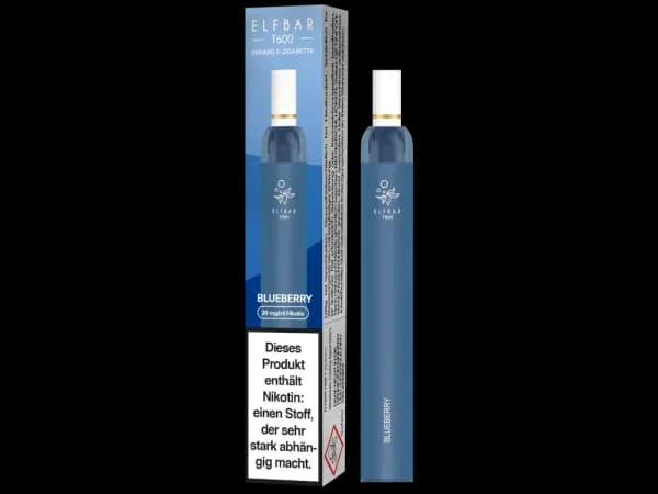 Elfbar T600 Einweg E-Zigarette - Blueberry (Packung: 1er Packung / Stärke: 20 mg/ml / Geschmack: Kiwi Passionfruit Guava) (4475,00 EUR / liter)
