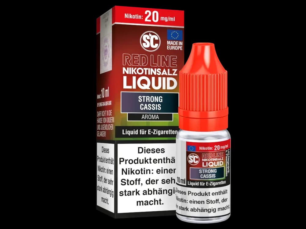 SC - Red Line - Strong Cassis - Nikotinsalz Liquid (Packung: 1er Packung / Stärke: 10 mg/ml) (795,00 EUR / liter)