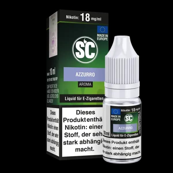 Blue / Azzuro E-Zigaretten Liquid (Packung: 1er Packung / Stärke: 18 mg/ml) (695,00 EUR / liter)