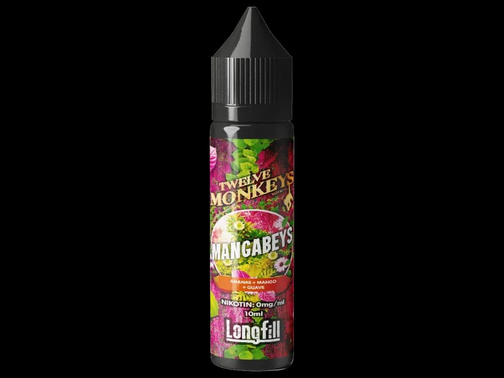 Twelve Monkeys - Longfills 10ml - Mangabeys (Packung: 1er Packung / Geschmack: Mangabeys) (1495,00 EUR / liter)