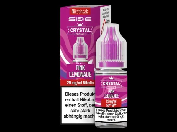 SKE - Crystal - Nikotinsalz Liquid - Pink Lemonade (Packung: 1er Packung / Stärke: 10 mg/ml / Geschmack: Pink Lemonade) (895,00 EUR / liter)