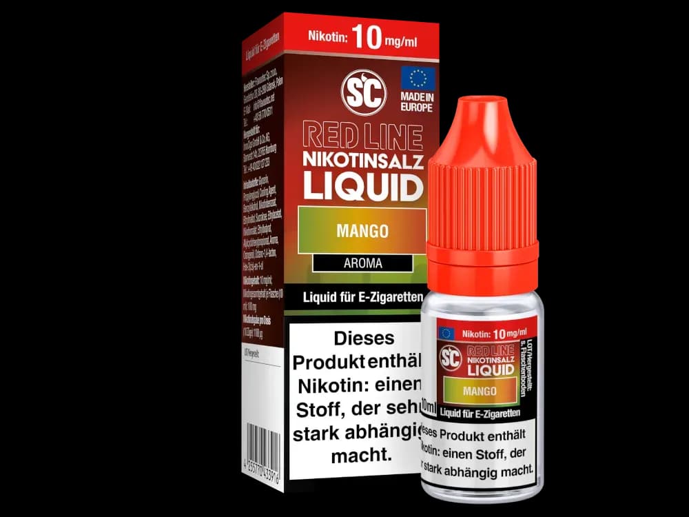 SC - Red Line - Mango - Nikotinsalz Liquid (Packung: 1er Packung / Stärke: 10 mg/ml) (795,00 EUR / liter)
