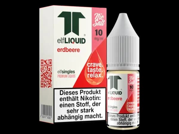 Elf-Liquid - Single - Nikotinsalz Liquid - Erdbeere (Packung: 1er Packung / Stärke: 10 mg/ml / Geschmack: Erdbeere) (895,00 EUR / liter)