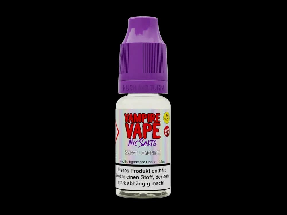 Vampire Vape - Sweet Lemon Pie - Nikotinsalz Liquid (Packung: 1er Packung / Stärke: 10 mg/ml) (895,00 EUR / liter)