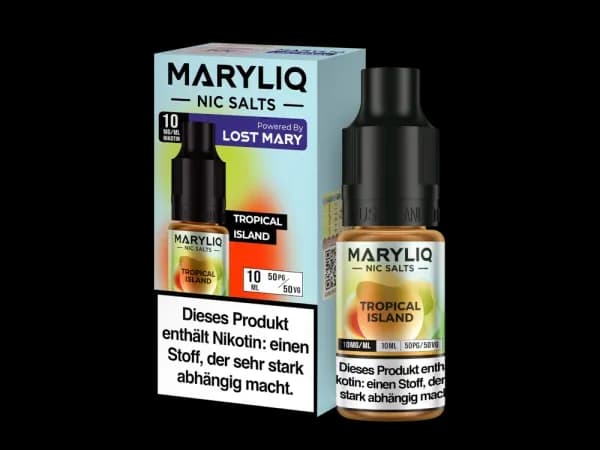MARYLIQ - Nikotinsalz Liquid - Tropical Island (Packung: 1er Packung / Geschmack: Tropical Island / Stärke: 10 mg/ml) (995,00 EUR / liter)