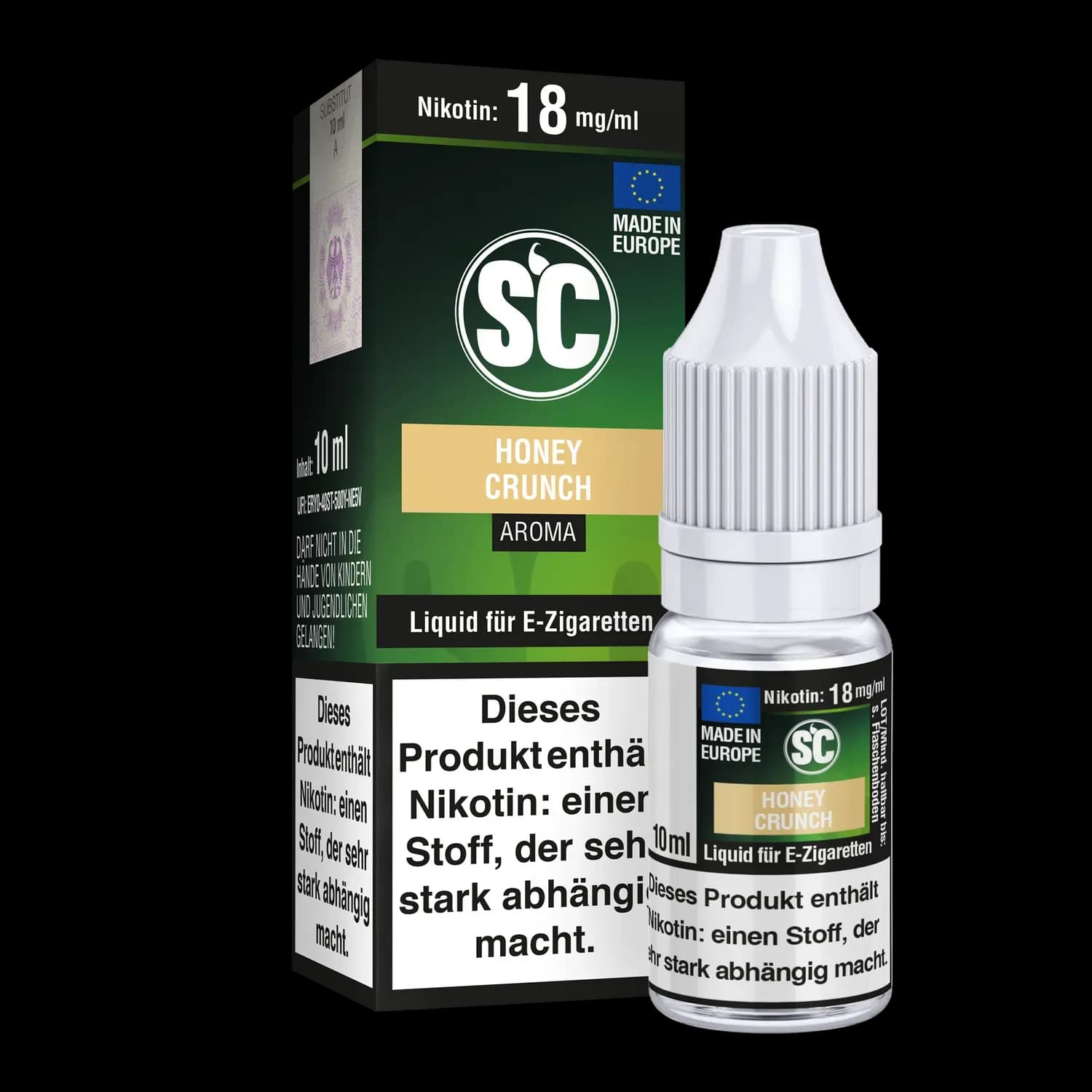 Honey Crunch E-Zigaretten Liquid (Packung: 1er Packung / Stärke: 0 mg/ml) (695,00 EUR / liter)