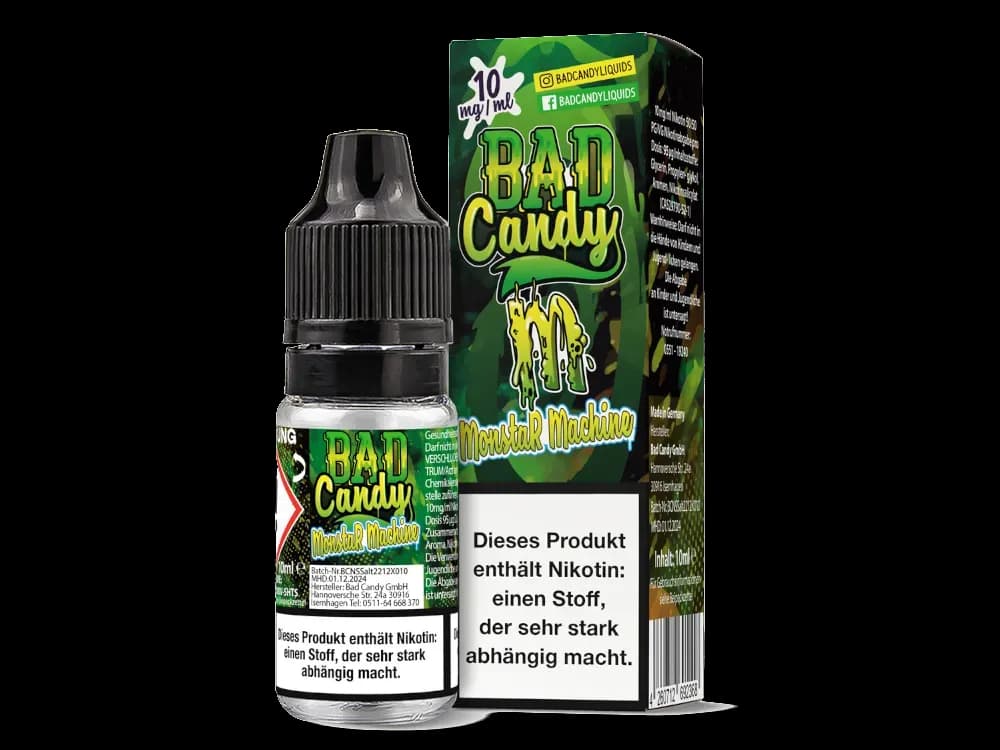Bad Candy Liquids - Monstar Machine - Nikotinsalz Liquid  (Packung: 1er Packung / Stärke: 10 mg/ml) (895,00 EUR / liter)