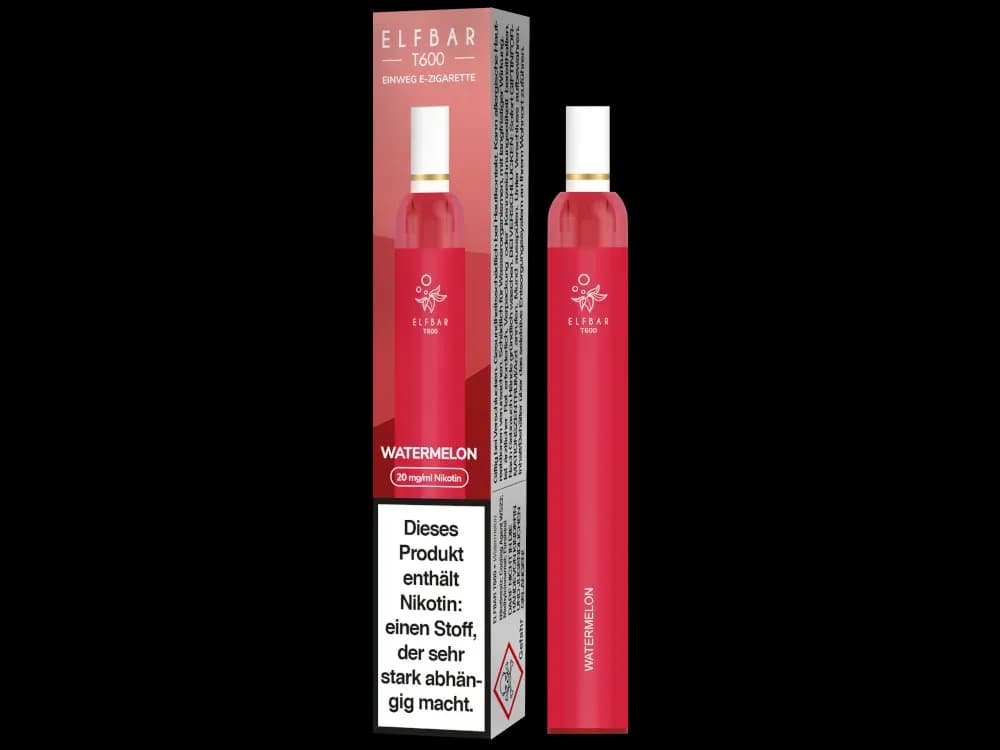 Elfbar T600 Einweg E-Zigarette - Blueberry (Packung: 1er Packung / Stärke: 20 mg/ml / Geschmack: Watermelon) (4475,00 EUR / liter)