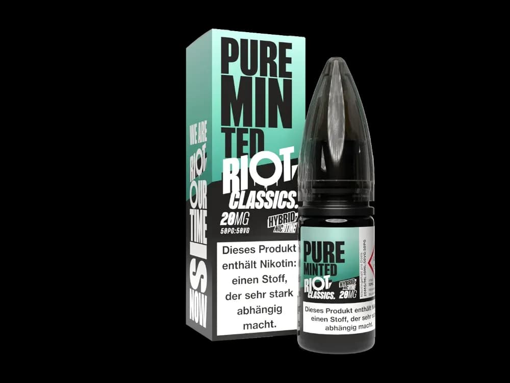 Riot Squad - Classics - Hybrid Nikotinsalz Liquid - Pure Minted (Packung: 1er Packung / Stärke: 20 mg/ml / Geschmack: Pure Minted) (895,00 EUR /...