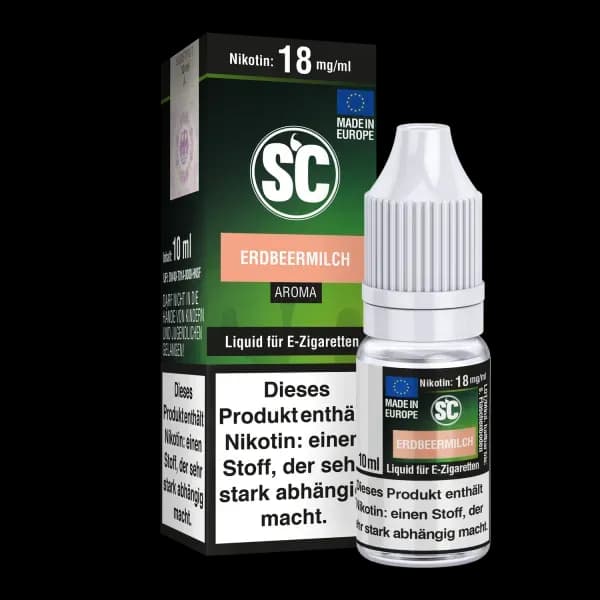 Erdbeermilch E-Zigaretten Liquid (Packung: 1er Packung / Stärke: 0 mg/ml) (695,00 EUR / liter)