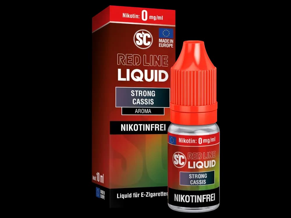 SC - Red Line - Strong Cassis - Nikotinsalz Liquid (Packung: 1er Packung / Stärke: 0 mg/ml) (795,00 EUR / liter)