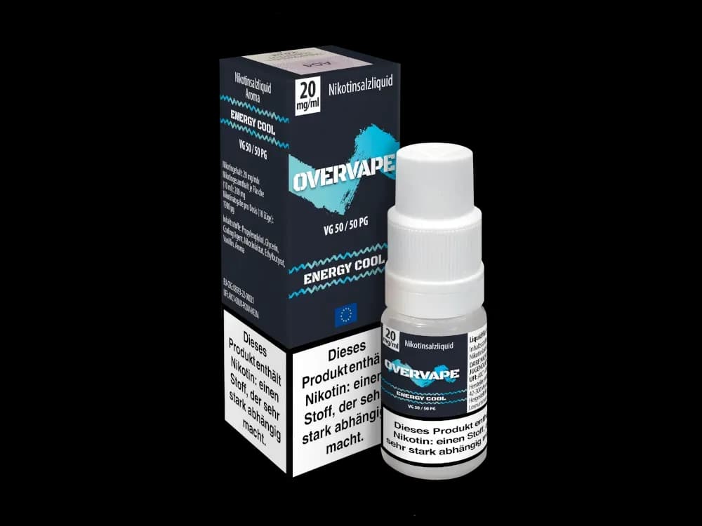 Overvape - Nikotinsalz Liquid - Energy Cool (Packung: 1er Packung / Stärke: 20 mg/ml / Geschmack: Energy Cool) (695,00 EUR / liter)