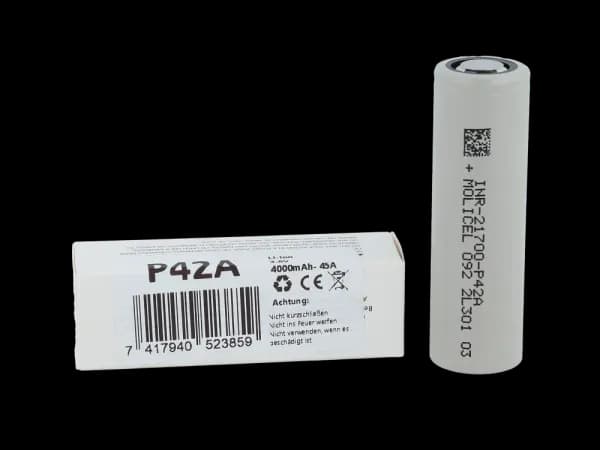 Molicel INR21700-P42A 4000mAh (Packung: 1er Packung)