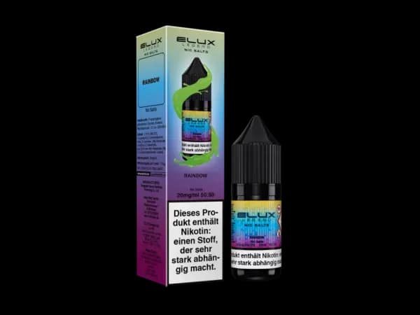 Elux - Nikotinsalz Liquid  - Rainbow (Packung: 1er Packung / Stärke: 20 mg/ml / Geschmack: Rainbow) (895,00 EUR / liter)