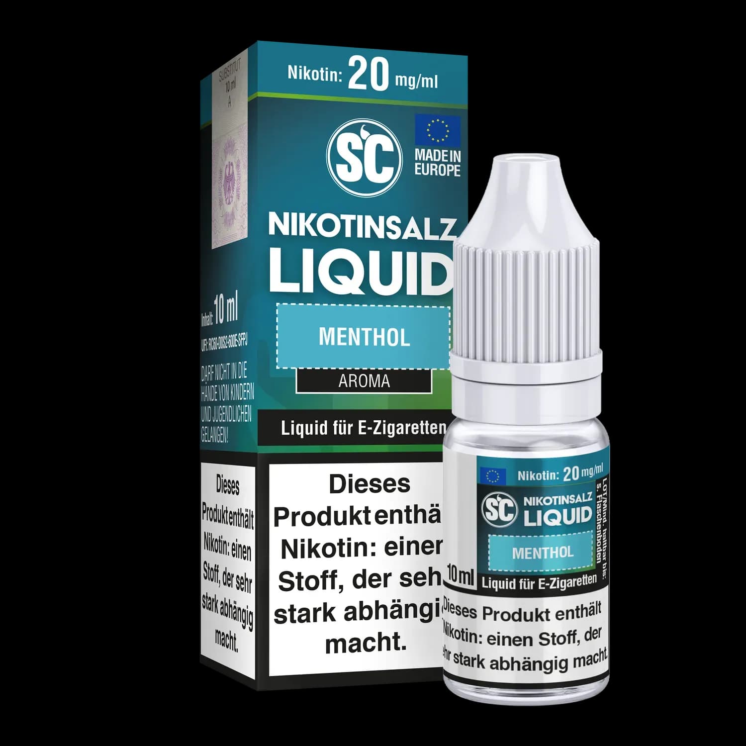 SC - Menthol - E-Zigaretten Nikotinsalz Liquid 20 mg/ml (Packung: 1er Packung / Stärke: 20 mg/ml) (795,00 EUR / liter)