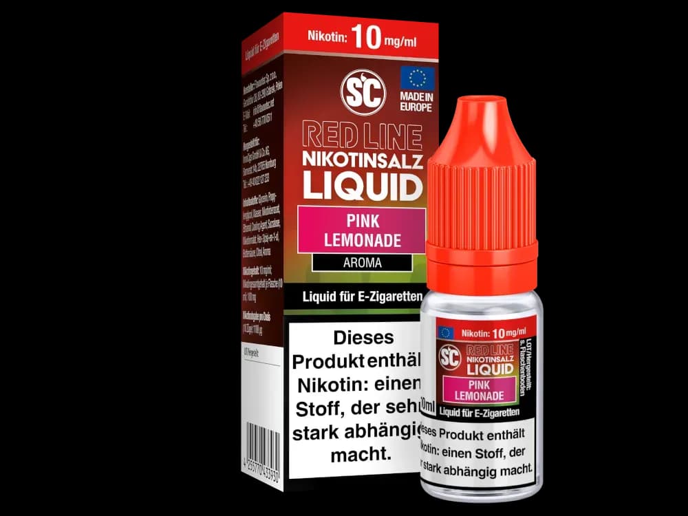 SC - Red Line - Pink Lemonade - Nikotinsalz Liquid (Packung: 1er Packung / Stärke: 10 mg/ml) (795,00 EUR / liter)