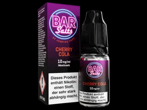 Vampire Vape - Bar Salts - Nikotinsalz Liquid - Cherry Cola (Packung: 1er Packung / Geschmack: Cherry Cola / Stärke: 5 mg/ml) (895,00 EUR / liter)
