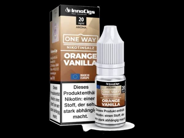 InnoCigs - One Way - Orange Vanilla - Nikotinsalz Liquid (Packung: 1er Packung / Stärke: 0 mg/ml) (895,00 EUR / liter)