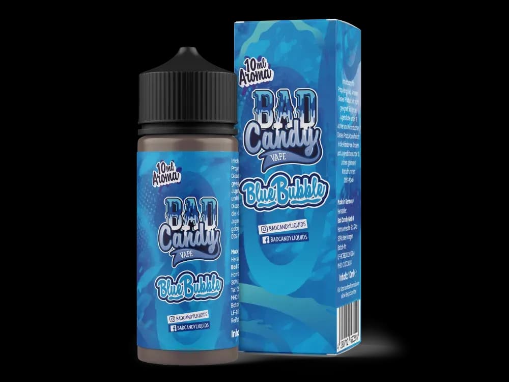 Bad Candy Liquids - Aroma Blue Bubble 10ml (Packung: 1er Packung) (1495,00 EUR / liter)