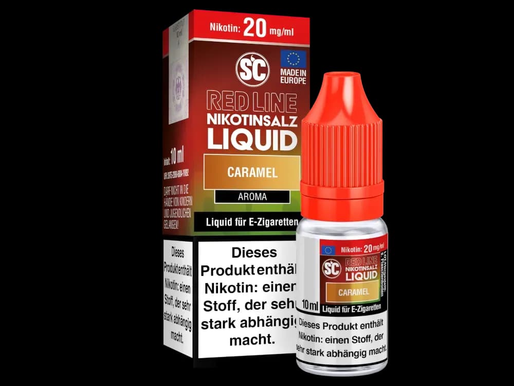 SC - Red Line - Caramel - Nikotinsalz Liquid (Packung: 1er Packung / Stärke: 10 mg/ml) (795,00 EUR / liter)
