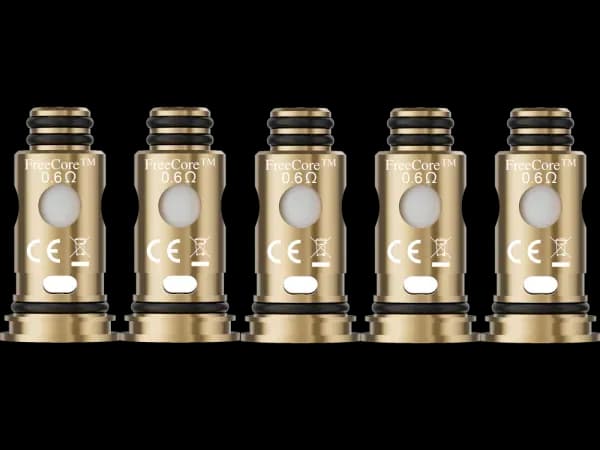 Vapefly - FreeCore G Head (5 Stück pro Packung) (Packung: 1er Packung / Widerstand: 0,6 Ohm)