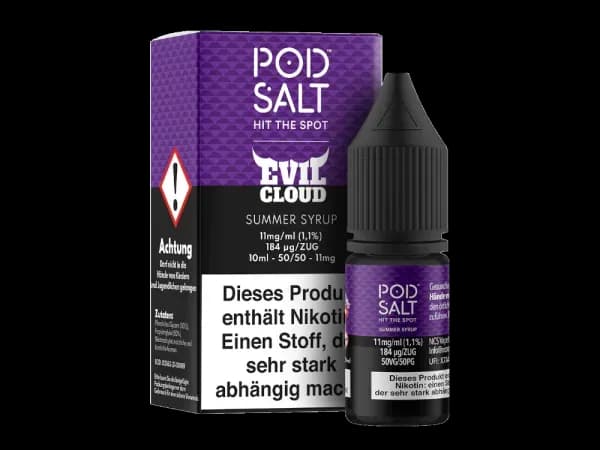 Pod Salt Fusion - Summer Syrup - Nikotinsalz Liquid  (Packung: 1er Packung / Stärke: 20 mg/ml) (1095,00 EUR / liter)