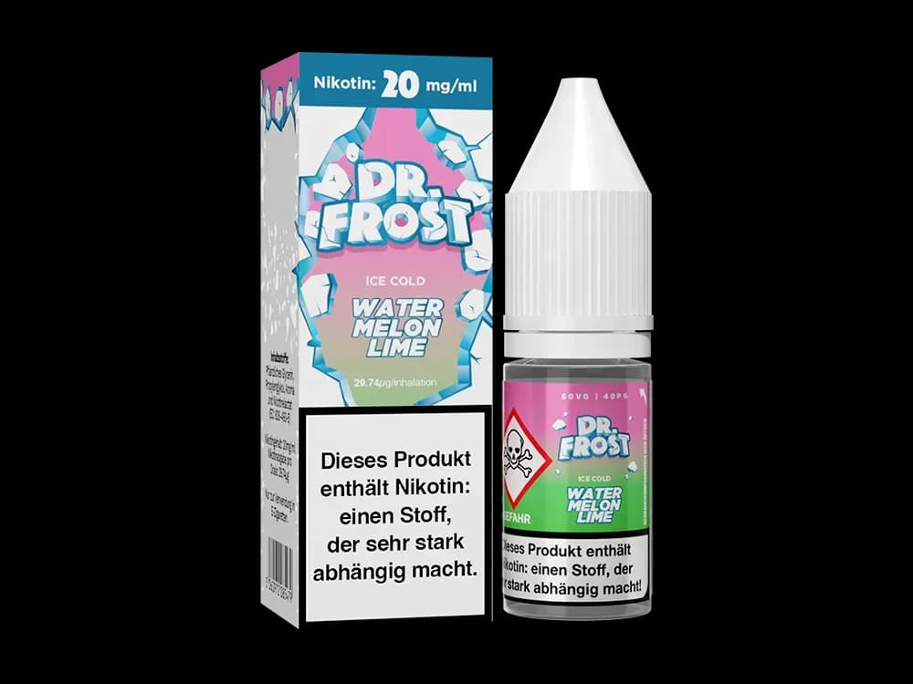 Dr. Frost - Ice Cold - Nikotinsalz Liquid - Watermelon Lime (Packung: 1er Packung / Stärke: 20 mg/ml / Geschmack: Watermelon Lime) (895,00 EUR /...