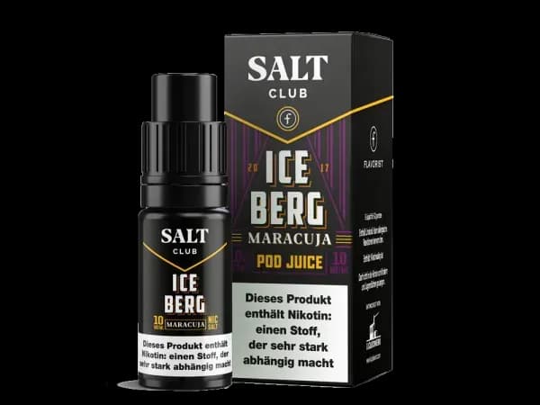 Salt Club - Flavorist Iceberg - Nikotinsalz Liquid - Maracuja (Packung: 1er Packung / Stärke: 10 mg/ml / Geschmack: Maracuja) (895,00 EUR / liter)