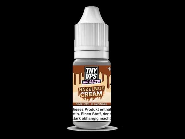 TNYVPS - Nikotinsalz Liquid - Hazelnut Cream (Packung: 1er Packung / Stärke: 18 mg/ml / Geschmack: Hazelnut Cream) (895,00 EUR / liter)
