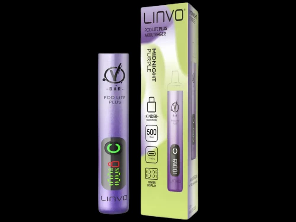 Linvo - Pod Lite Plus Akku 500 mAh (Farbe: lila / Packung: 1er Packung)