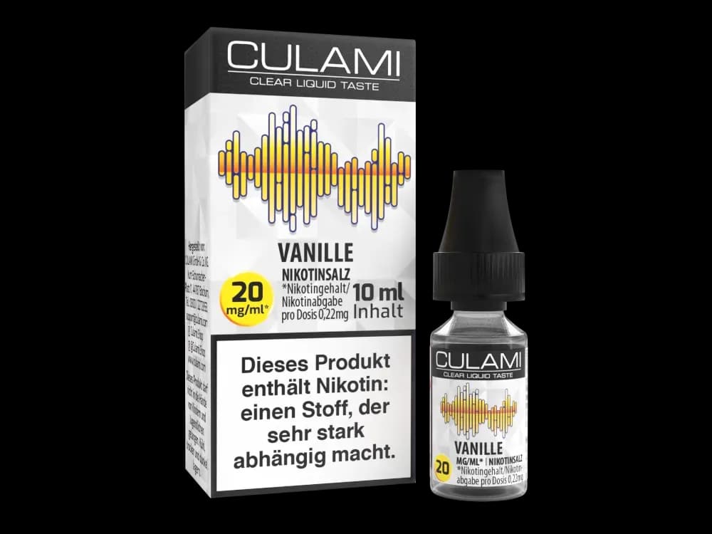 Culami - Nikotinsalz Liquid - Vanille (Packung: 1er Packung / Stärke: 20 mg/ml / Geschmack: Vanille) (795,00 EUR / liter)