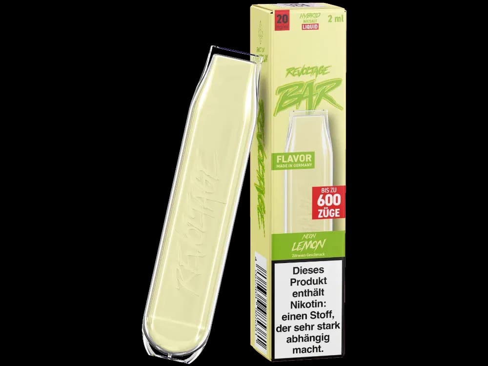 Revoltage Bar Einweg E-Zigarette - Aqua Berries (Packung: 1er Packung / Stärke: 20 mg/ml / Geschmack: Neon Lemon) (4475,00 EUR / liter)