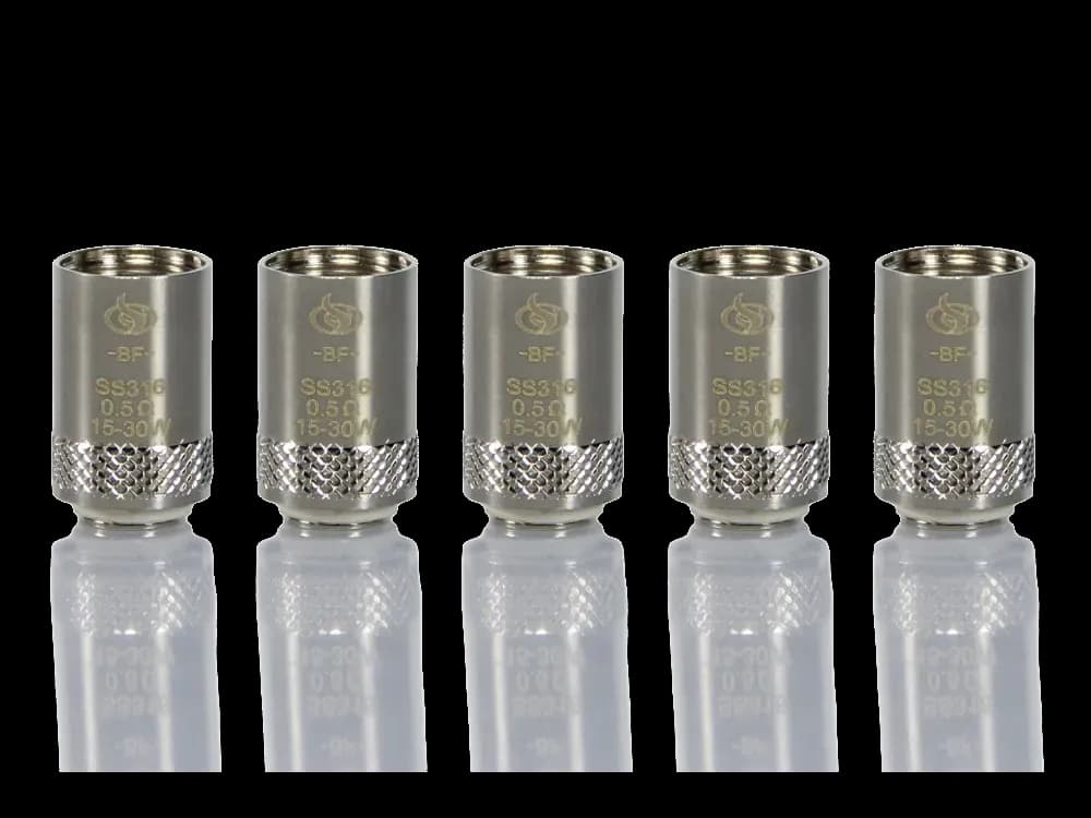 InnoCigs - BF SS316 Heads (5 Stück pro Packung) (Widerstand: 0,5 Ohm / Packung: 1er Packung)